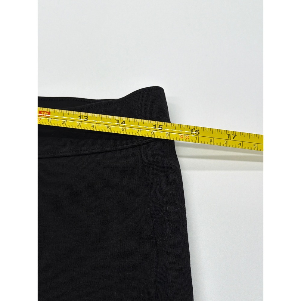 J.Crew Pixie Pants Black Equestrian Skinny Leggings Side Zip 12R Heavy Knit - Picture 5 of 11
